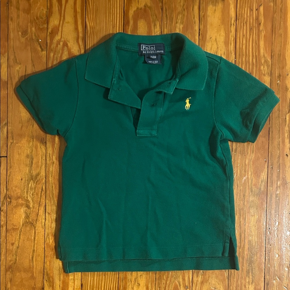 Polo by Ralph Lauren Kids Polo Shirt in Forest Green Boys 24M